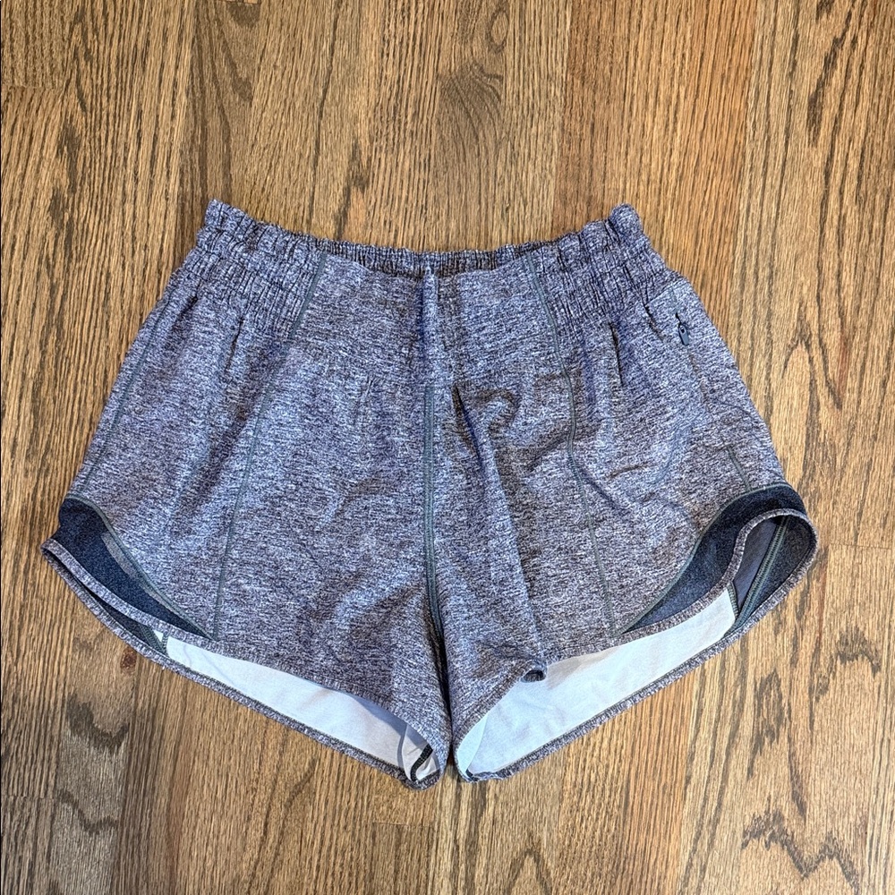 lululemon athletica Heathered Gray  Shorts, Great condition, sz 4